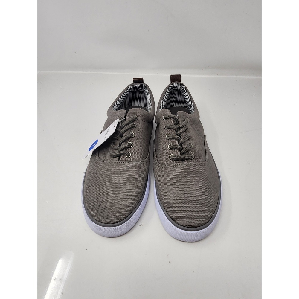 Goodfellow & Co Mens Brady Canvas Sneakers Gray Cotton Casual Size 7